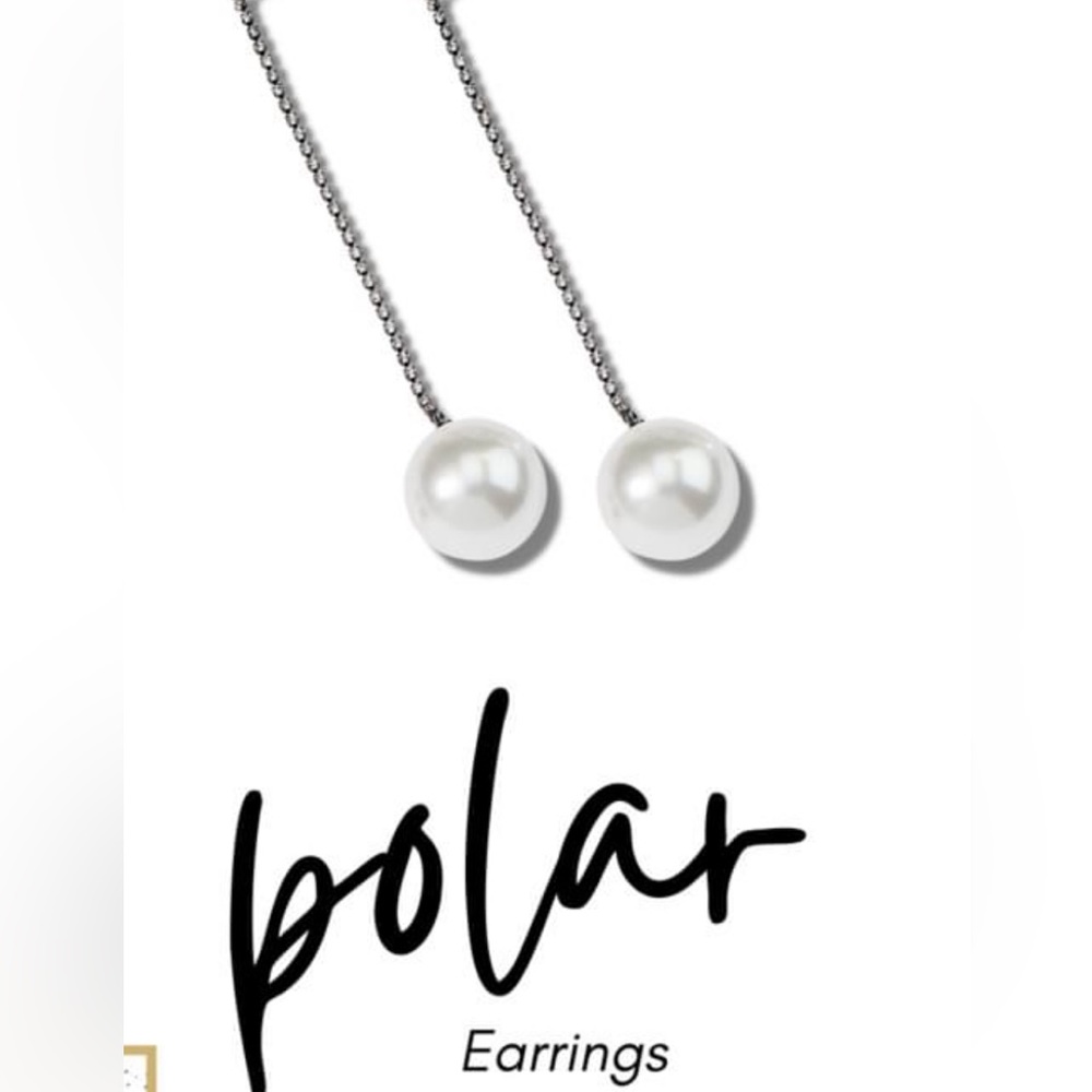 NWT LONG STATEMENT POLAR EARRINGS DANGLE STYLISH FEATHERWEIGHT